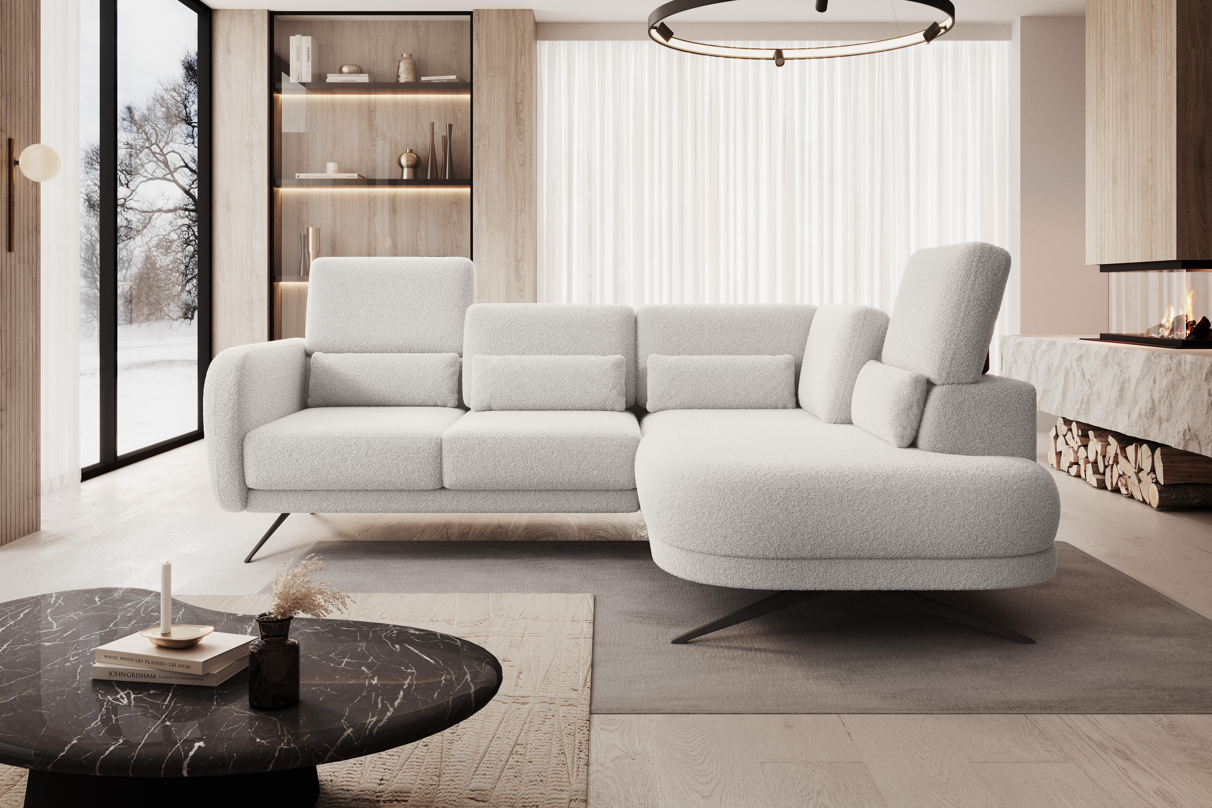 Ecksofa Ilusio L Now or Never 01 Dekor Relaxfunktion